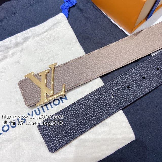 LV新款男士皮帶 路易威登雙面牛皮腰帶  jjp1966